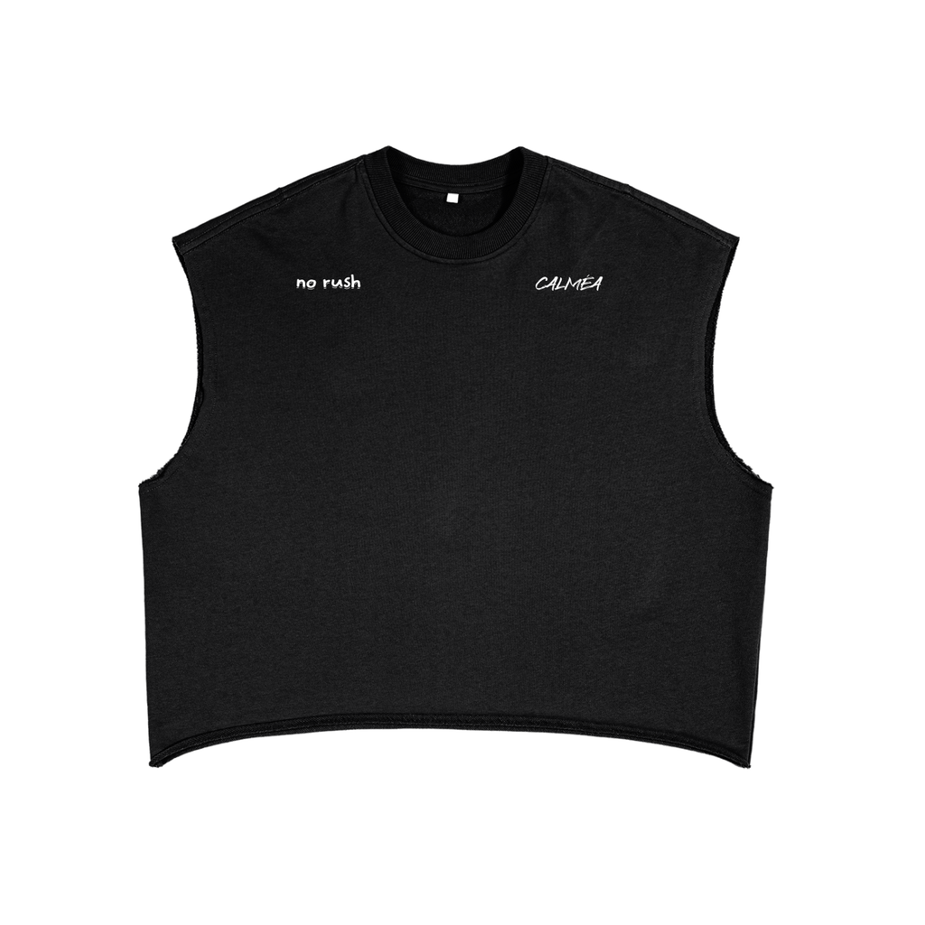 French Terry Boxy Tank Top-no rush