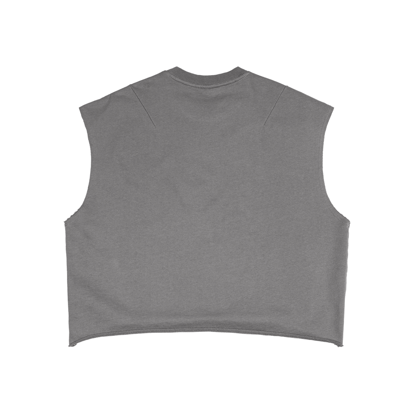 French Terry Boxy Tank Top-no rush