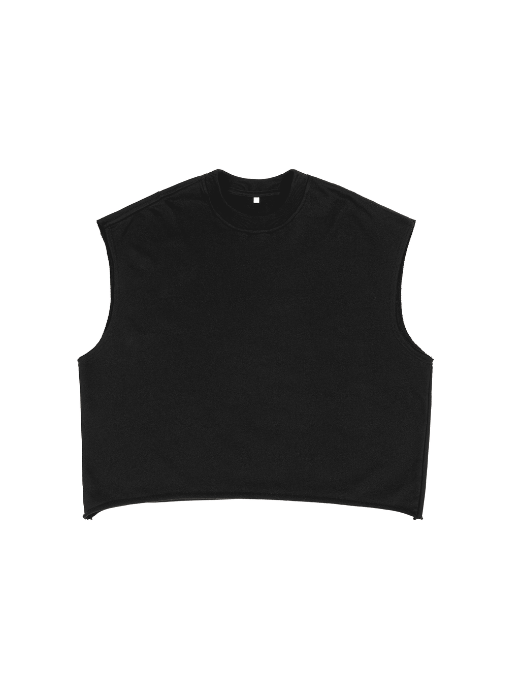 French Terry Boxy Tank Top-no rush
